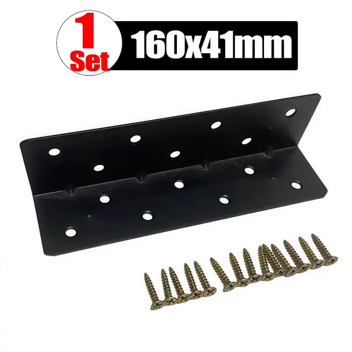 Supports d'angle de lit surélevés, cadre en bois, support de lit en forme de L à Angle droit avec vi