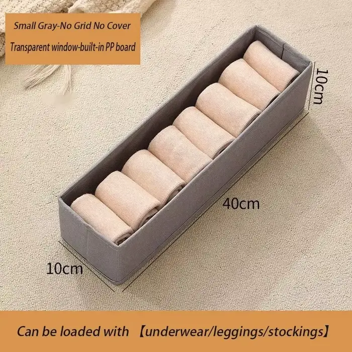 Boîtes de rangement pliables en tissu grande capacité pour pantalons et vêtements, organisateurs de 