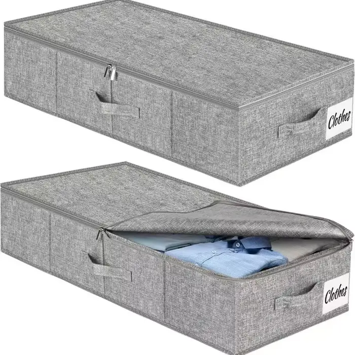 Boîte de rangement pour fond de lit en tissu Non tissé