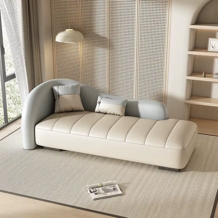 Banc de chambre de luxe design, gain de place pour bureau, banc d'entrée, fauteuil à bascule de salo