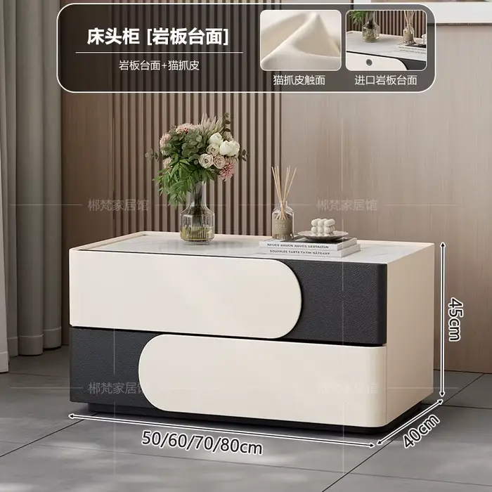 Table De chevet japonaise drôle minimaliste luxe Unique Table De chevet rangement chevet Mesita De N