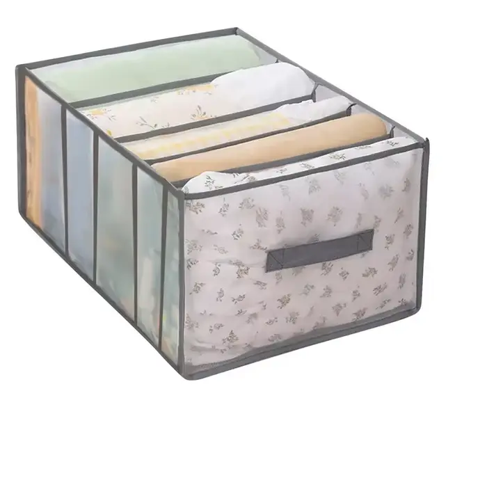 Housse de couette de grande capacité, rangement à 5 grilles, drap de lit, doudoune, organisateur de 