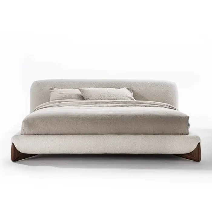 Lits uniques De luxe cadres minimalistes rembourrage lit King Size moderne dormir Cama De Lujo Para dortoir décoration De la maison