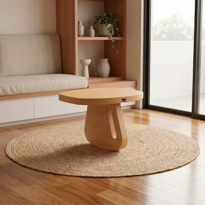 Tabouret en bois massif