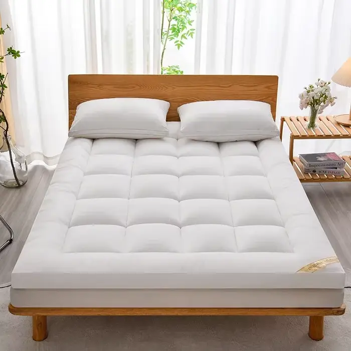 Coussin de matelas doux et moelleux pour l'automne et l'hiver, couverture de matelas en peluche épai