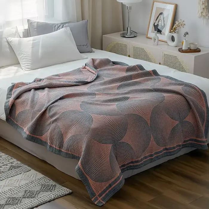 Couvre-lits doubles en coton, couverture d'été en mousseline pour les lits, housse de canapé, literi