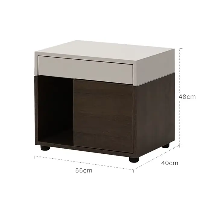 Table De chevet nordique moderne et minimaliste, organisateur De rangement, Table De chevet De luxe,