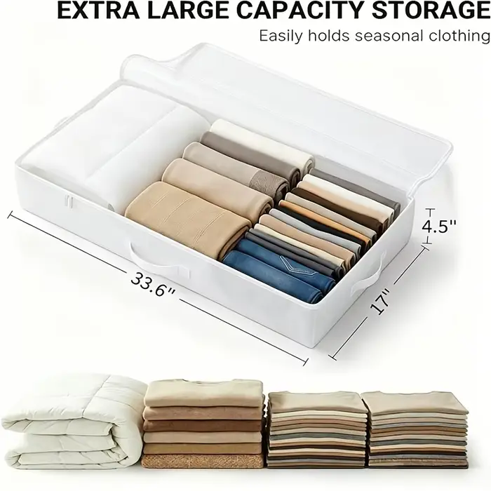 Conteneur de rangement sous lit 2 pièces
