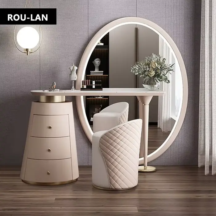 Coiffeuse de luxe légère pour chambre à coucher