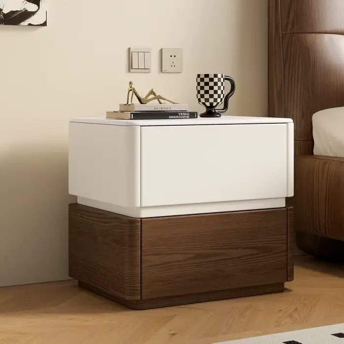 Table De chevet peu encombrante légère De luxe avec tiroirs, Design De rangement, meubles De chambre