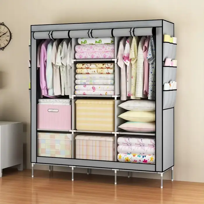Placard armoire organisateur support de rangement Portable vêtements chaussures