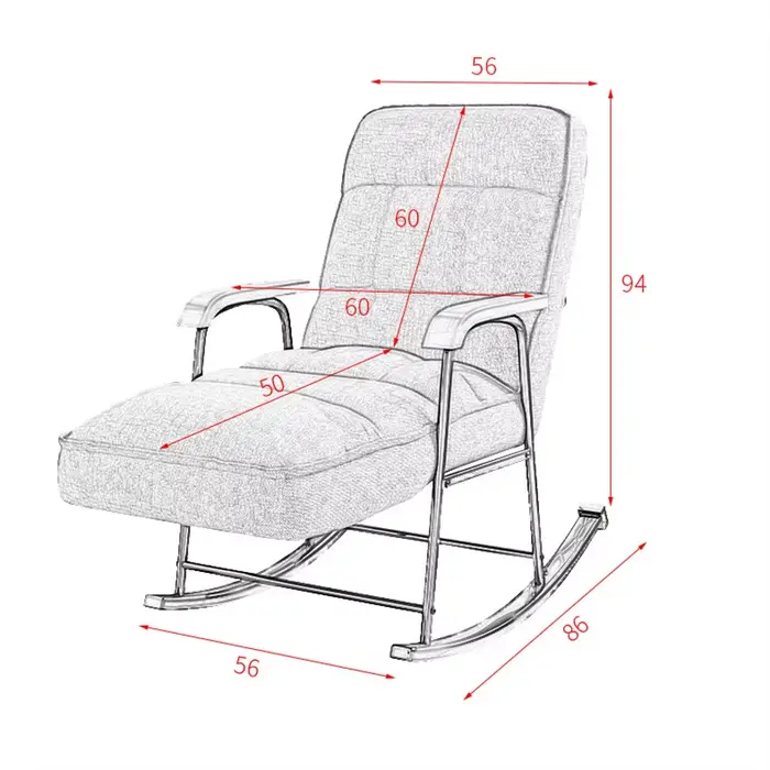 Fauteuil confortable Popula canapé inclinable chaise lit moderne salon maison loisirs canapés luxe unique meubles élégants
