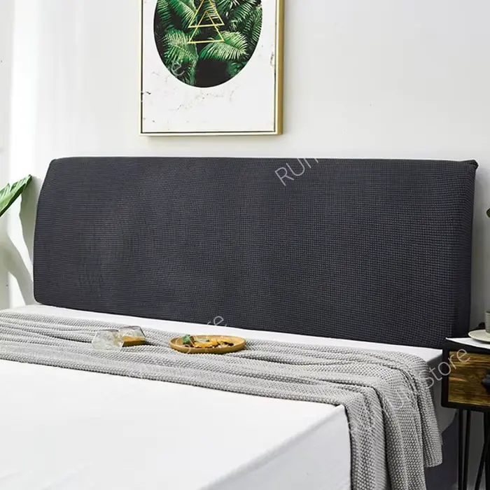 Housse de tête de lit épaisse et solide, élastique, tout compris, Protection arrière de la tête de l