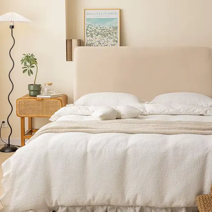 Couvre-tête de lit en velours doux, épais, élastique, tout compris, confortable, pour la maison