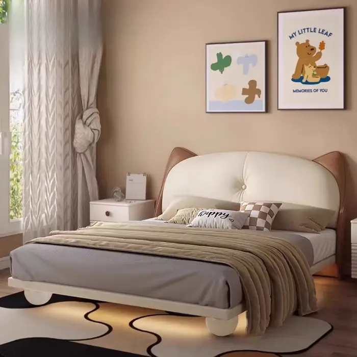 Veilleuse lit de rangement armoires esthétiques salon lits français princesse enfants Muebles Para dortoir accessoires pour la maison