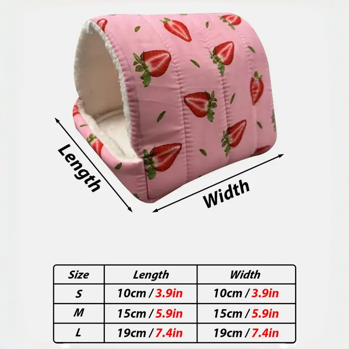 Lit de couchage imprimé chaud, nid triangulaire pour animal de compagnie, perroquet, lapin, écureuil