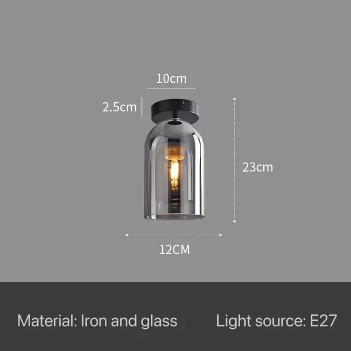 Plafonnier Led suspendu en verre au design nordique moderne, luminaire décoratif d'intérieur, idéal 