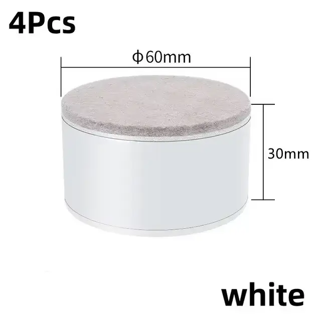 4 pièces meubles en métal pieds jambe lit rehausseurs coussinets de rehaussement carré Table ronde c