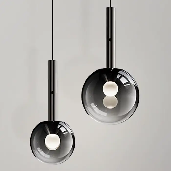 Italie chambre chevet lustre lumière luxe haut de gamme relevable Style italien Simple balayage à la main gradation barre suspension ligne lampe