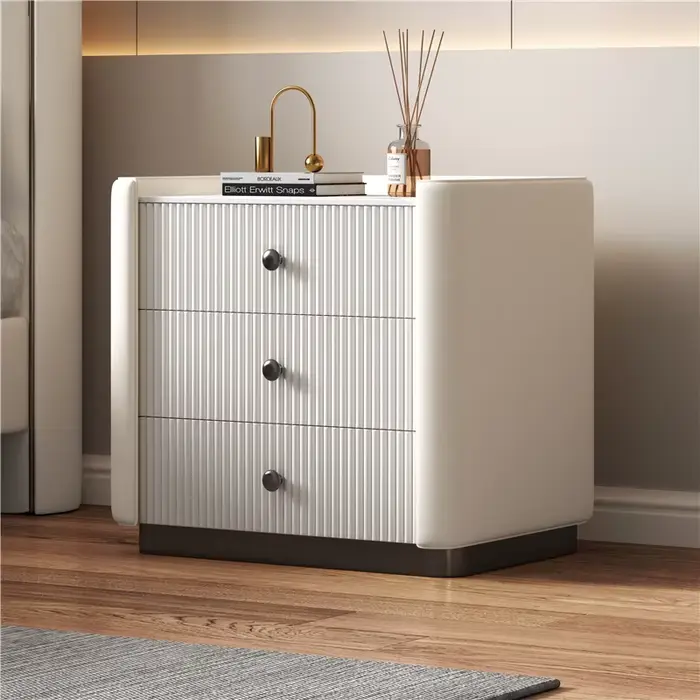 Avec tiroirs Tables De Chevet rangement Design esthétique minimaliste Tables De Chevet lumière luxe 