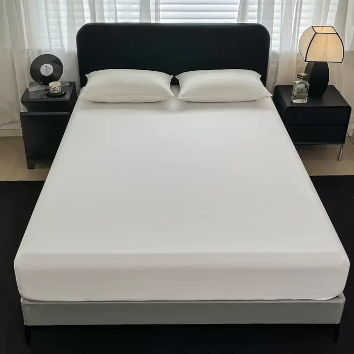 Drap-housse de haute qualité, 90/140/150/160/180x200cm, housse de matelas à bande élastique, drap de