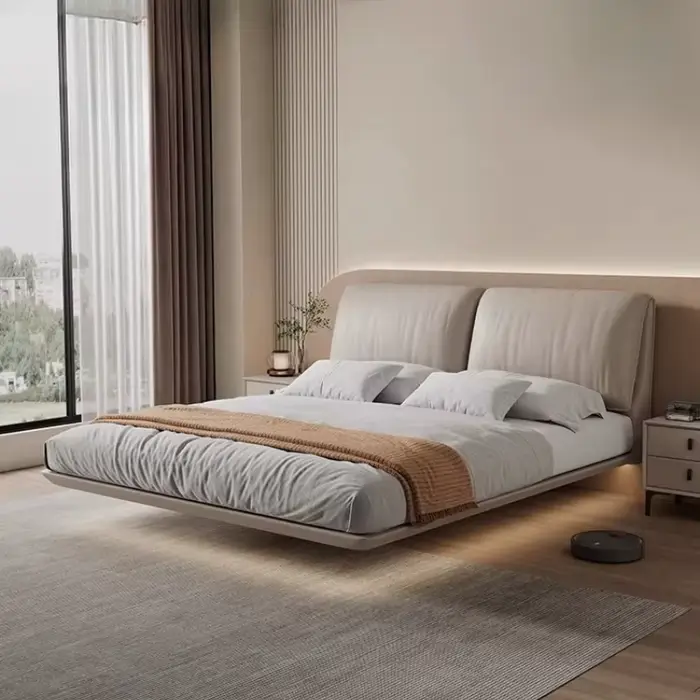 Tête De lit minimaliste en cuir