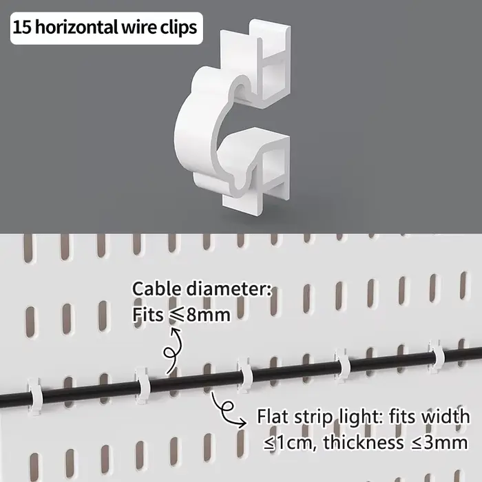 Panneau perforé de rangement pour meubles de maison : support de rangement sur pied réglable en haut