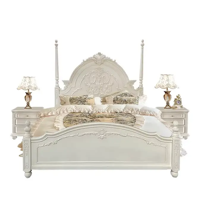 Lit Queen Size Minimaliste pour Chambre à Coucher