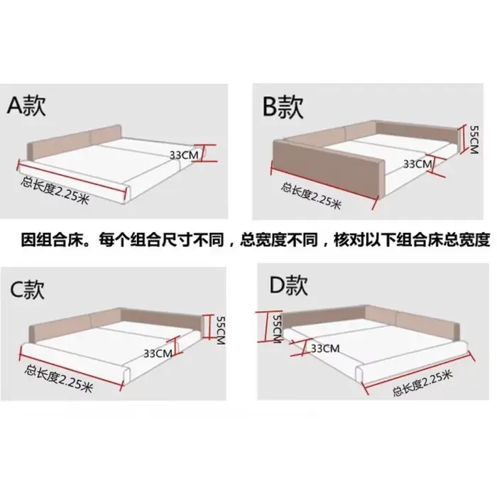 Chambre Unique lit esthétique moderne tête de lit Double enfants lit dormir 180x200 Muebles Para dortoir accessoires pour la maison