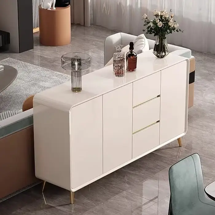 Organiseur de fichiers blanc Glamour