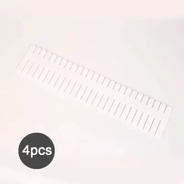 Diviseurs de tiroirs multifonctionnels réglables en plastique pour armoires de rangement domestiques