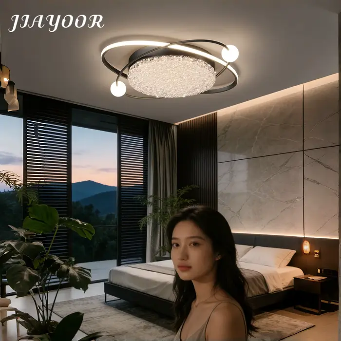 Plafonnier de chambre à coucher 2026 Nouveau design moderne simple créatif unique Lampe de protection oculaire
