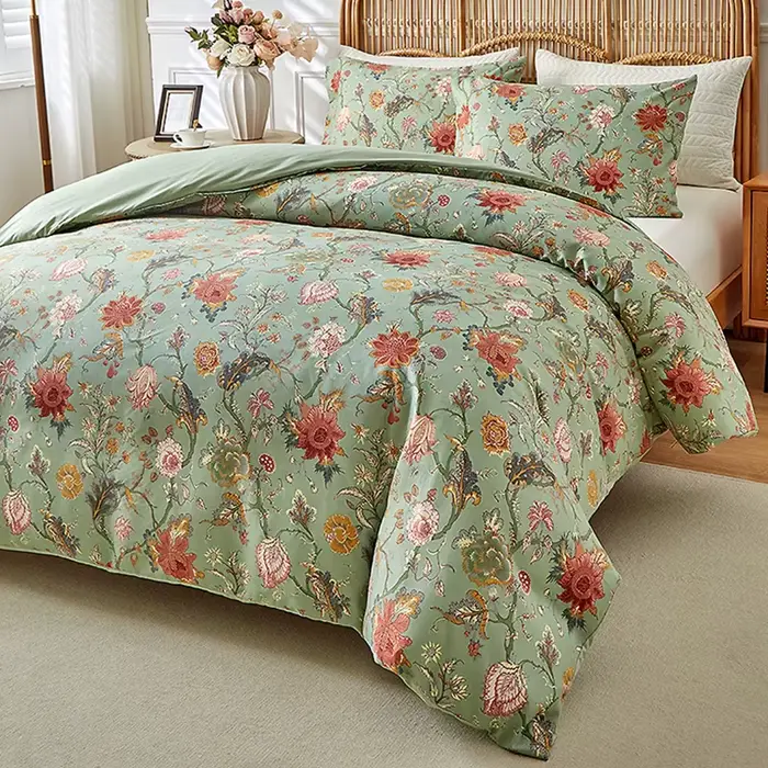 Ensemble de housse de couette et taies d'oreiller