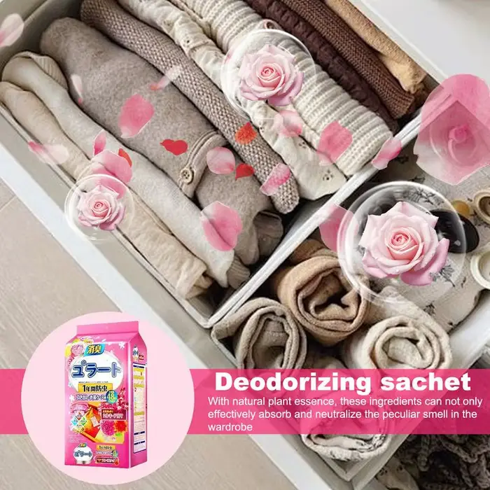 Sachets parfumés pour tiroirs et placards