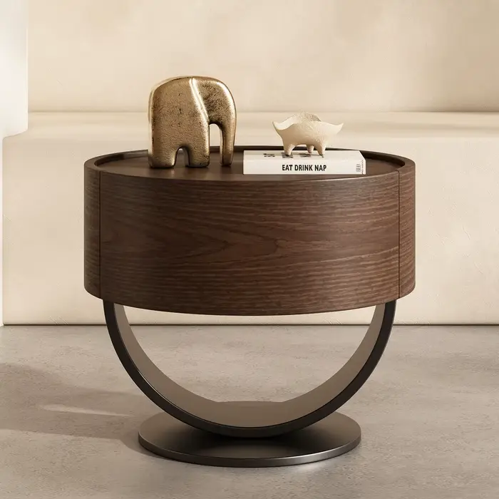 Table de chevet de luxe légère avec tiroirs pour chambre à coucher, qualité supérieure, élégance raf