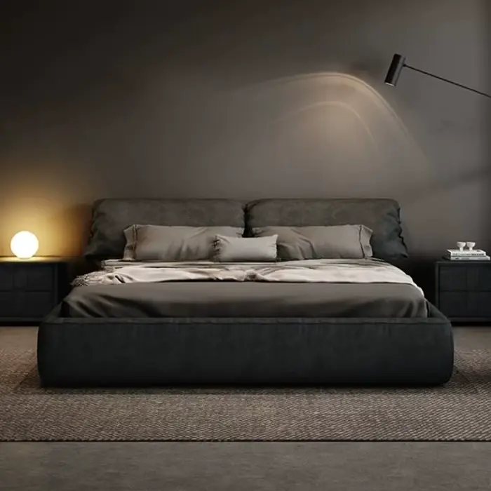 Lit de vanité fantaisie luxe multifonctionnel moderne tête de lit Double cadres Queen Size Muebles Para El Hogar meubles de maison