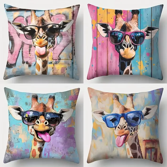 Housse de coussin en Polyester avec impression 2D double face