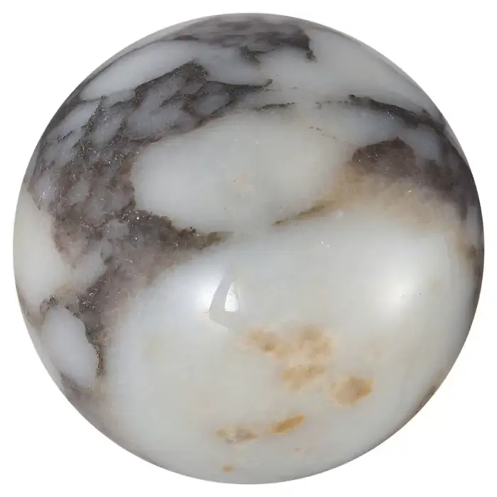 B84B-luxe haut de gamme chambre chevet boule marbre pierre naturelle applique lumière LED salon coul