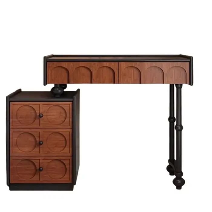 Coiffeuse de rangement Vintage, minimaliste, italienne, pour la maison, tiroirs, confortable, luxe, 