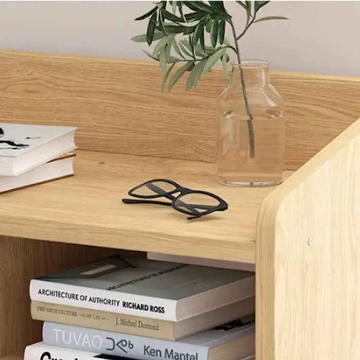 Table de chevet en bois minimaliste moderne