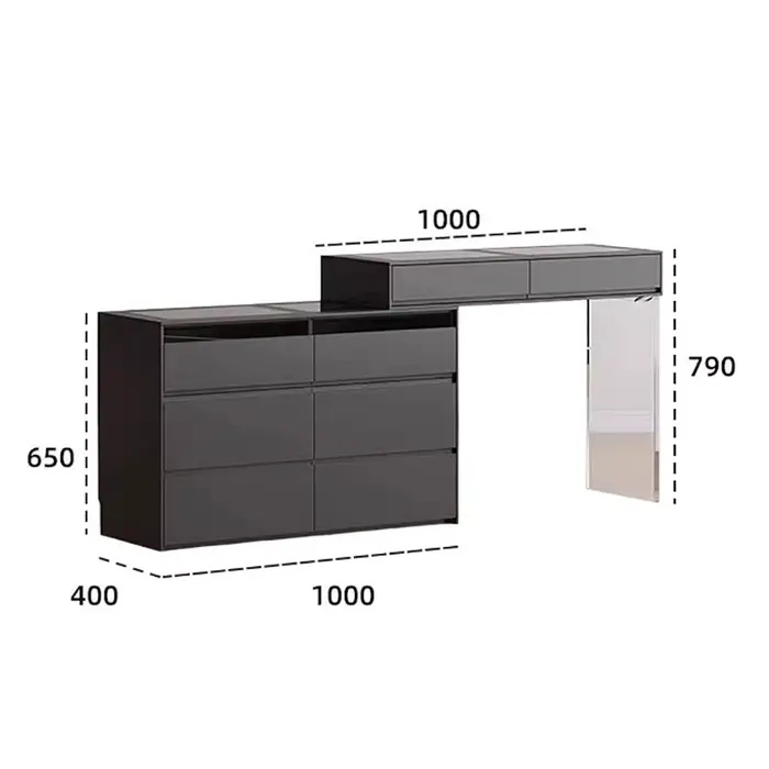 Commode de rangement gain de place