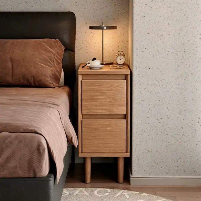 Table de chevet nordique, armoire de rangement pour la maison, meuble de rangement au sol pour chamb