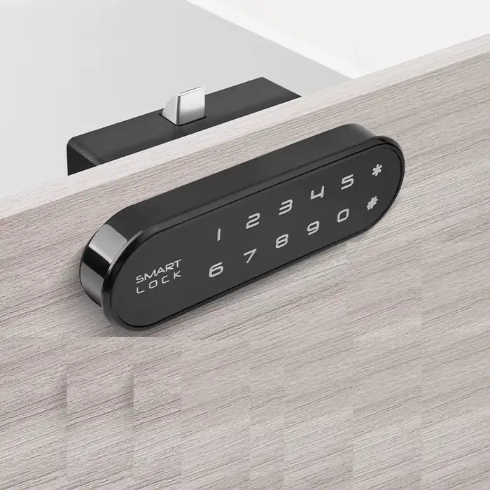 Serrure de tiroir d'armoire à mot de passe avec clavier tactile électrique