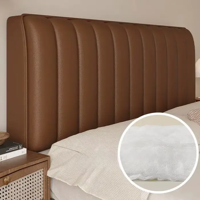 Housse de tête de lit en cuir PU