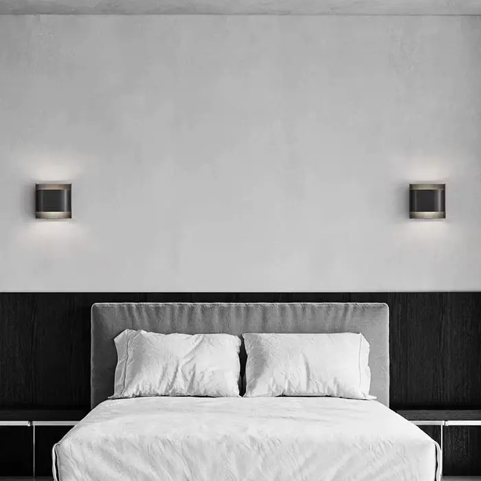 Lampe murale LED en cuivre