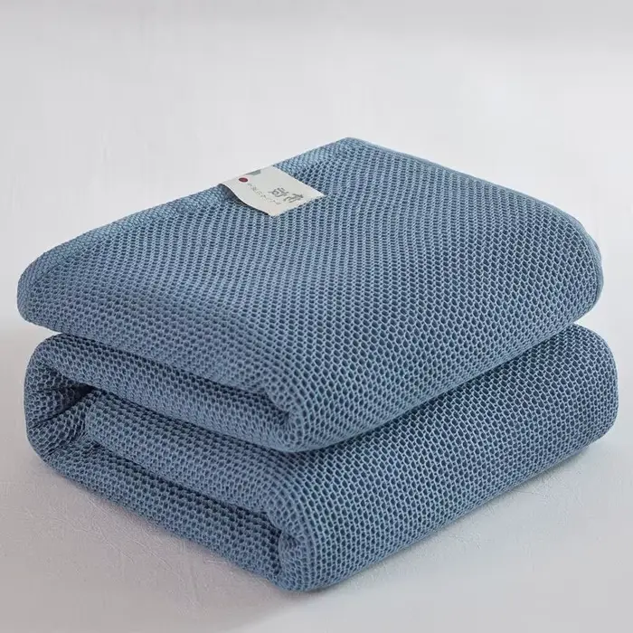 Couverture en coton à carreaux pour lit simple, couvre-lit gaufré, reine, roi, couvertures de canapé