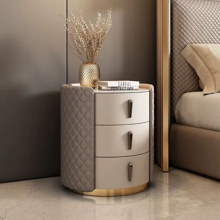 Rangement Table de chevet moderne esthétique luxe Simple
