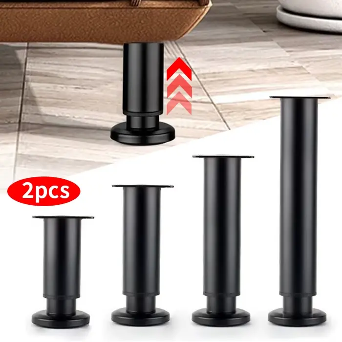 Pieds de meubles à support réglables 2 pièces, pieds de table télescopiques, cadre de support inféri