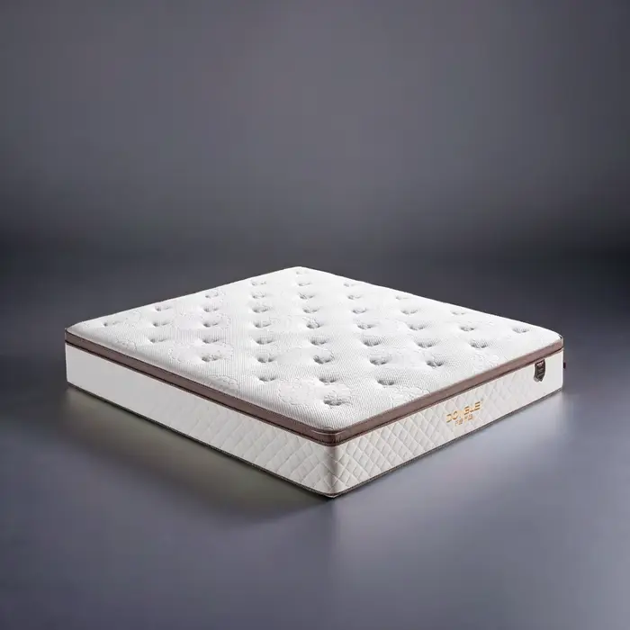 Matelas à ressorts Double simple King Size de luxe pour hôtel, avec fermeté moyenne enroulable, pour