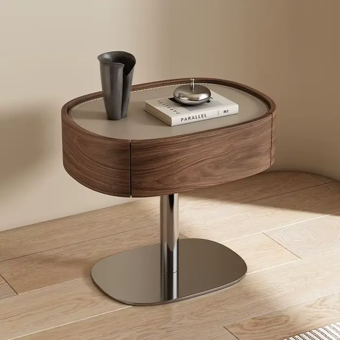 Table de chevet simple et unique, de luxe, avec rangement et tiroirs, meubles de chambre à coucher